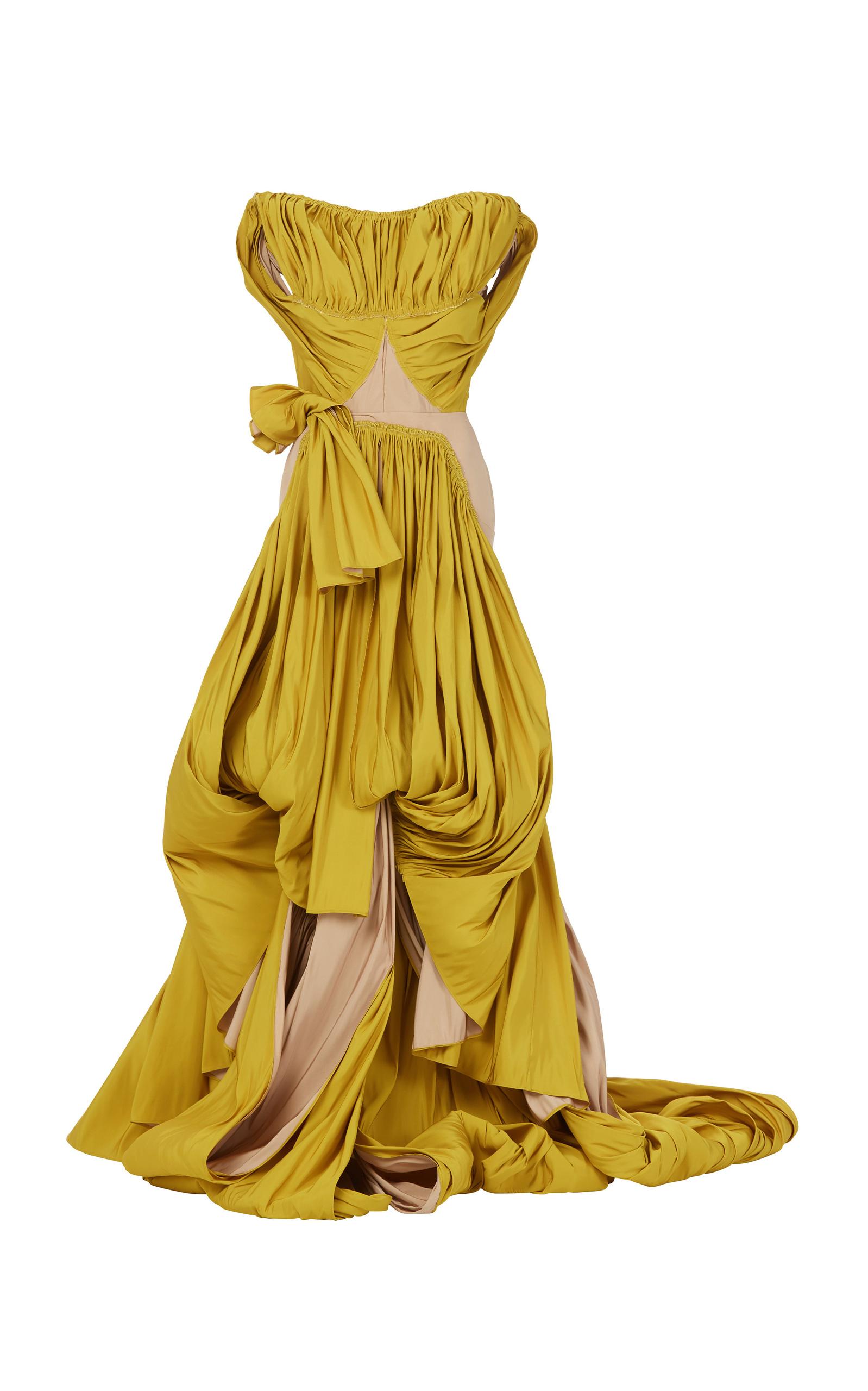 Maticevski Imagined Gown In Yellow | ModeSens