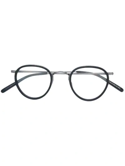 Oliver Peoples Round Frame Glasses In Black