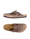 Birkenstock Mules & Clogs In Khaki