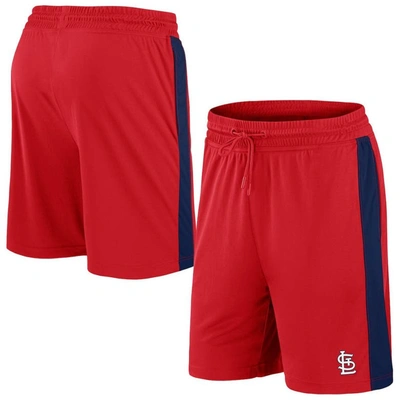 Fanatics Men's Red St. Louis Cardinals Iconic Break It Loose Shorts