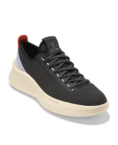 Cole Haan Generation Zer Grand Earthlite Mens Black Trainers In Jet Black/pine Nut