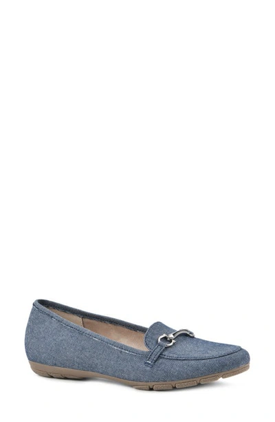 Cliffs By White Mountain Glowing Bit Loafer In Denim Blue