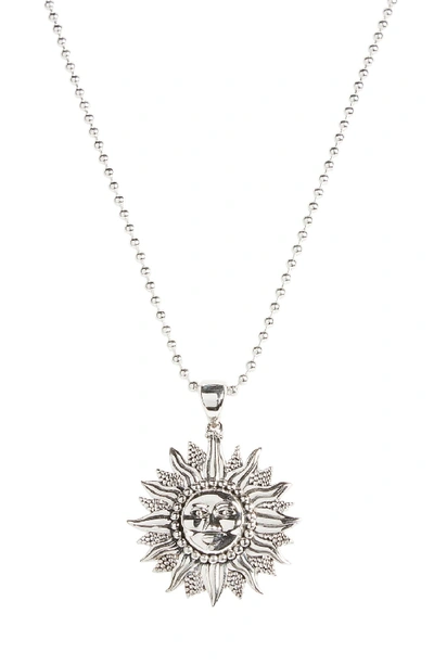 Lagos Sterling Silver Rare Wonders Celestial Sun Pendant Necklace