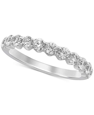 Macy's Diamond Band (1 Ct. T.w.) In 14k White Or Yellow Gold In White Gold