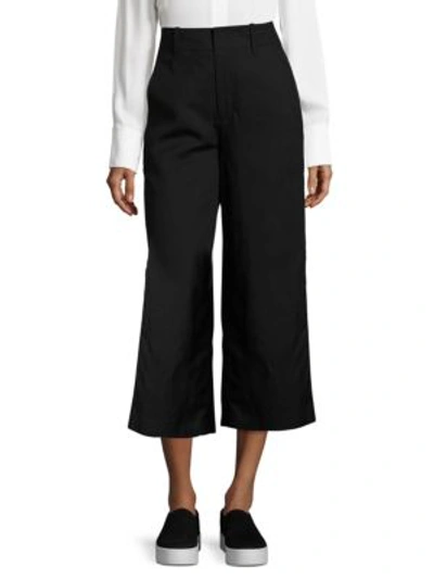 Vince Tailored Adjustable Culottes In White