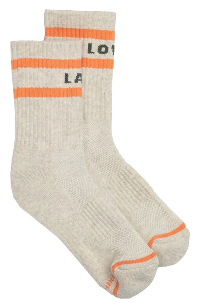 Mother Baby Steps Crew Socks In Land Lover