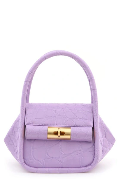 Gu-de Love Leather Bag In Lavender