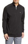Travismathew Travis Mathew Zachary Half Zip Pullover In Black
