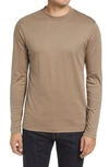 Robert Barakett Georgia Long Sleeve T-shirt In Cafe