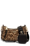 Aimee Kestenberg Topaz Leather Crossbody With Pouch In Amazon Leopard