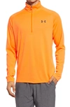 Under Armour Tech Half Zip Sweatshirt In Phoenix Fire