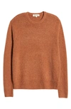 Madewell Crewneck Sweater In Brick Donegal