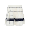 Maison Margiela Fringe-hem Torchon Shorts In White