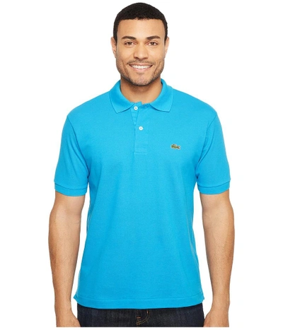 Lacoste - L1212 Classic Pique Polo Shirt (loire Blue) Men's Short Sleeve  Knit | ModeSens