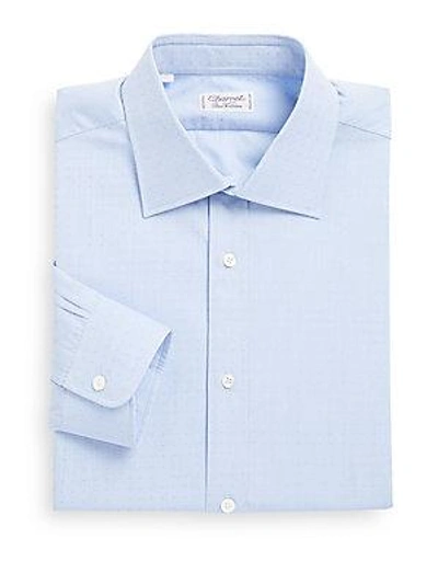 Charvet Pindot Cotton Dress Shirt In Blue