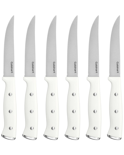 Cuisinart 6-pc. Steak Knife Set In White