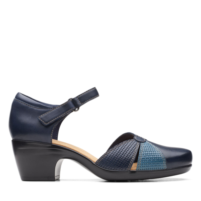 Clarks Women's Collection Emily Rae Sandals Women's Shoes In Blue