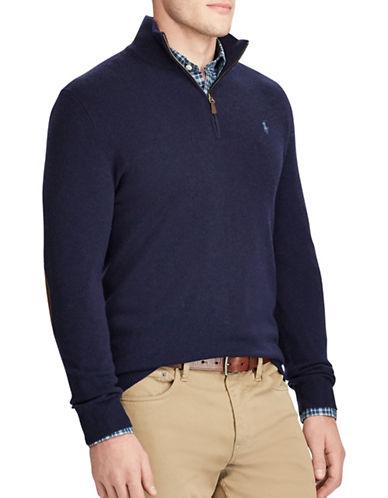 Polo Ralph Lauren Merino Wool Half-zip Sweater-navy | ModeSens