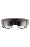 Alaïa 56mm Gradient Square Sunglasses In Black