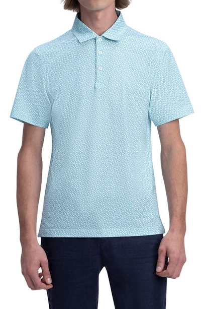Bugatchi Ooohcotton® Tech Print Polo In Mint