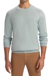 Bugatchi Men's Heathered Cotton/cashmere Crewneck Sweater In Celadon