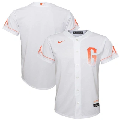 Nike Kids' Youth  White San Francisco Giants City Connect Replica Jersey