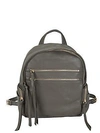 Kooba Tassel Leather Backpack In Slate