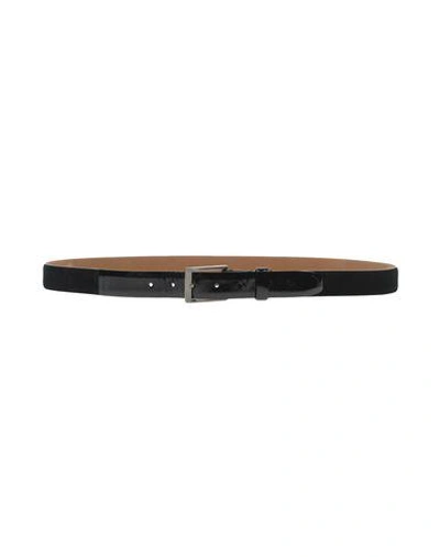 Lanvin Leather Belt In Black