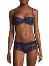 Chantelle Champs Elysse Demi Bra In Sapphire