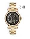 Michael Kors Sofie Touchscreen Smartwatch, 42mm In Black/gold