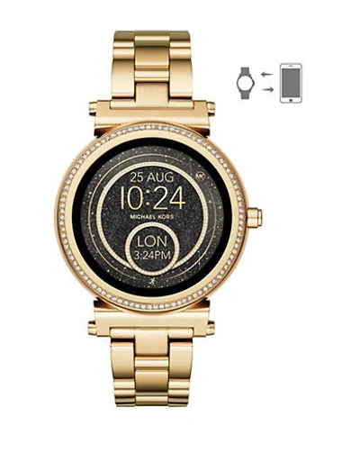 Michael Kors Sofie Touchscreen Smartwatch, 42mm In Black/gold