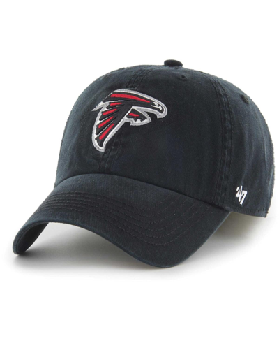 47 Brand Men's Black Atlanta Falcons Franchise Logo Fitted Hat