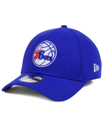 New Era Philadelphia 76ers Team Classic 39thirty Cap In Royalblue