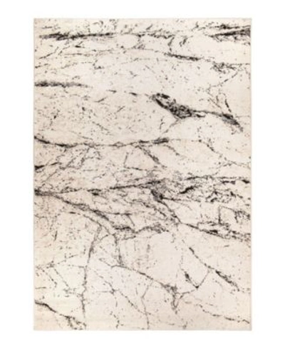 Palmetto Living Illusions Marble Hill Area Rug, 5'3" X 7'6" In Soft White