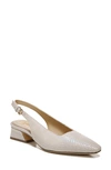 Naturalizer Lesley Slingbacks Women's Shoes In Porcelain Snake Print Leather