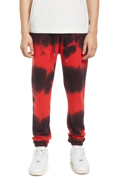 Icecream Tie-dye Running Dog Joggers In Tomato