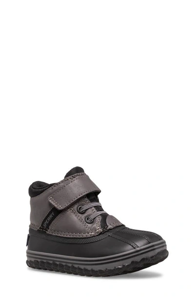 Sperry Kids' Bowline Storm Boot In Black/ Charcoal