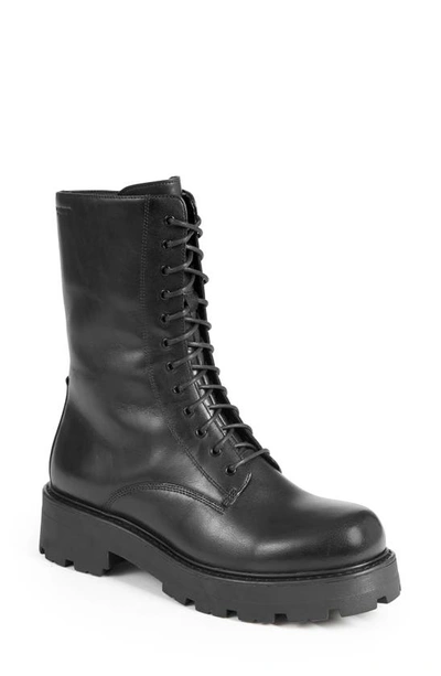 Vagabond Shoemakers Cosmo 2.0 Combat Boot In Black