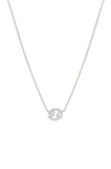 Bychari Diamond Zodiac Pendant Necklace In 14k White Gold - Cancer