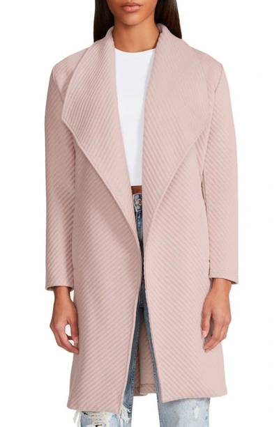 Bb Dakota By Steve Madden Knit It Open Jacket In Light Taupe