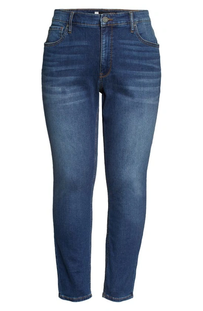 Kut From The Kloth Naomi Fab Ab High Waist Crop Straight Leg Jeans In Founded