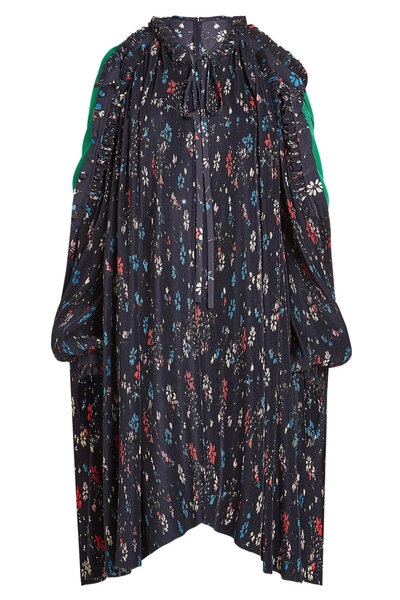 Balenciaga Printed Dress In Multicolor
