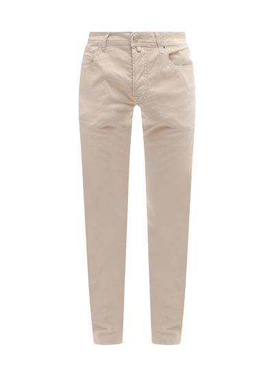 Jacob Cohen Five-pocket Jeans Trousers In White