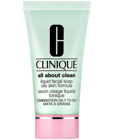 Clinique Mini All About Clean Liquid Facial Soap Oily 1 Oz.