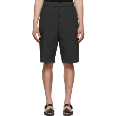 Barena Venezia Black Pavion Bermuda Shorts In Grey