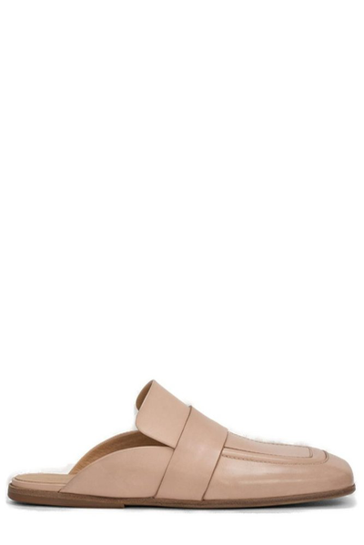 Marsèll Spato Mules In Smooth Leather In Nude
