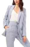 1.state Single Button Relaxed Blazer In Porcelain Blue