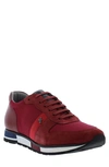 Robert Graham Tropix Sneaker In Red