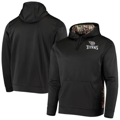 Dunbrooke Black/realtree Camo Tennessee Titans Logo Ranger Pullover Hoodie