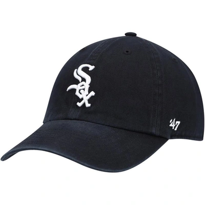 47 ' Black Chicago White Sox Clean Up Adjustable Hat